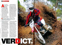 Australasian Dirt Bike Magazine Spread