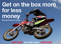 Win More, Pay Less with Honda Motocross Finance Deal